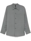 Hevo Hemd Aus Schurwolle In Gray