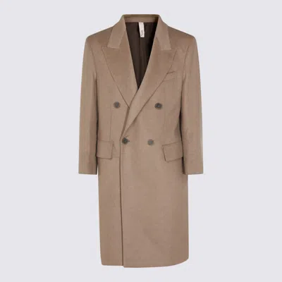 HEVO BEIGE CASHMERE COAT