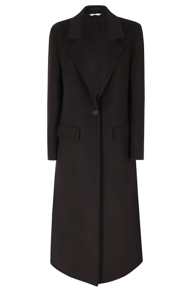 Hevo Black Classic Long Coat