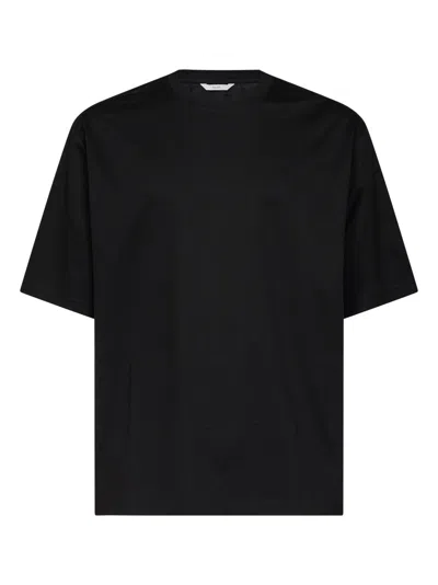 Hevo Black Cotton Jersey Mulino T-shirt