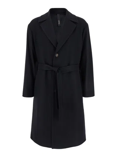 Hevo Hevò Man Coat Midnight Blue Size 40 Pure Virgin Wool Iws, Polyamide