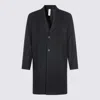 Hevo Single-breasted Coat In Black