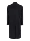Hevo Hevò Man Coat Midnight Blue Size 40 Pure Virgin Wool Iws, Polyamide In Blue