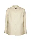 Hevo Button Patch Pocket Jacket In Neutral