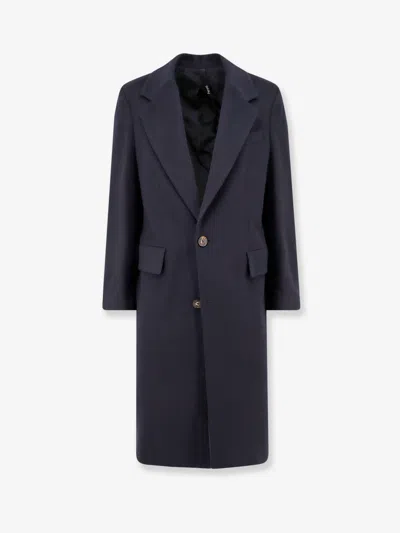 HEVO CASHMERE COAT WITH SATIN LINING