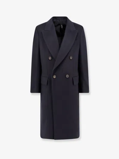 HEVO CASHMERE COAT WITH SATIN LINING