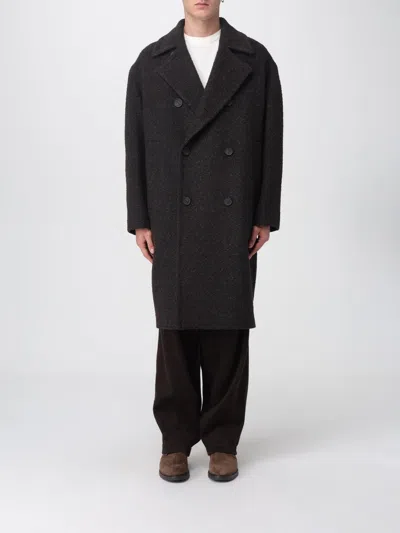 Hevo Coat  Men Color Grey In Black