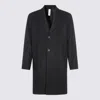 Hevo Coats Blacks And Greys In Black