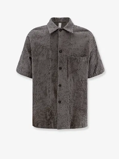 Hevo Cotton Blend Shirt With Checked Pattern In Multi