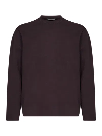 Hevo Dark Brown Compact Viscose-blend Fiumara Top