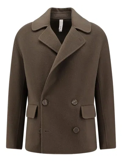 HEVO DOUBLE-BREASTED FLAP-POCKET JACKET