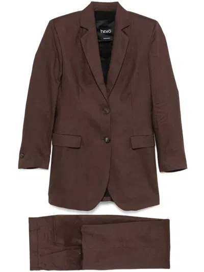Hevo Frigole Suit In Brown