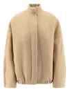 Hevo Porto Selvaggio Virgin Wool Jacket In Neutral