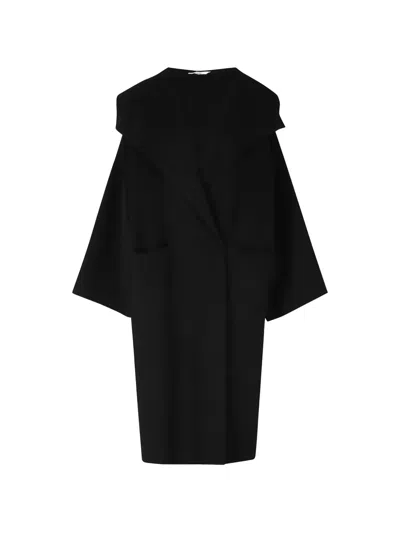 Hevo Isolecheradi Shawl-collar Coat In Blue