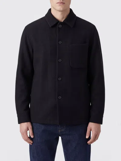 Hevo Coat Men Color Blue In Black