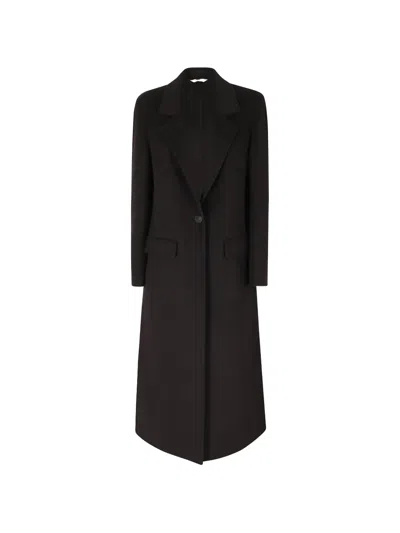 Hevo Lamiediolimpiadw Single-breasted Notched-lapel Coat In Brown