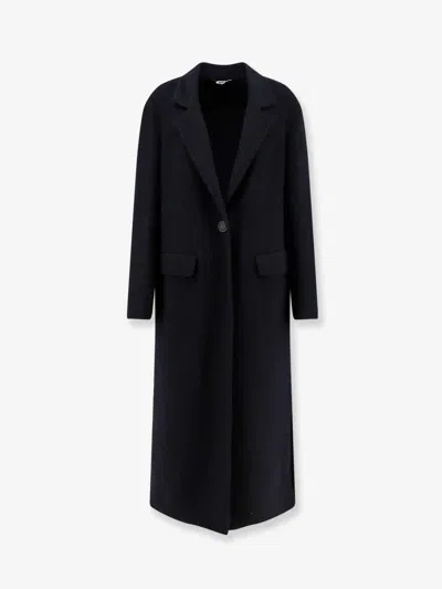 Hevo Lamiedolimpia Wool Coat In Black