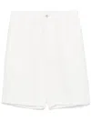 120% Lino Linen Shorts In White