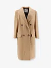 Hevo Lucugnano Virgin Wool Coat In Brown