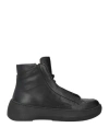 Hevo Hevò Man Ankle Boots Black Size 8 Leather