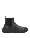 Hevo Hevò Man Ankle Boots Black Size 9 Leather