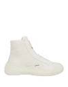Hevo Hevò Man Ankle Boots White Size 8 Leather In White