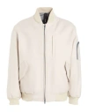 Hevo Hevò Man Jacket Beige Size 36 Pure Virgin Wool Iws, Polyamide In Sand