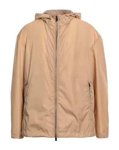 Hevo Hevò Man Jacket Beige Size 40 Polyamide In Brown