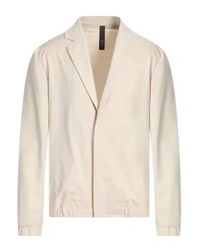 Hevo Hevò Man Jacket Beige Size 40 Polyester, Viscose, Elastic Fibres In Sand