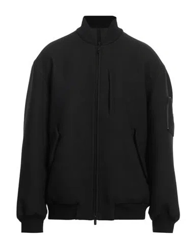 Hevo Hevò Man Jacket Black Size 36 Polyester, Viscose, Elastic Fibres
