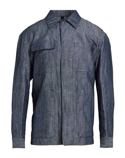 Hevo Hevò Man Jacket Blue Size 40 Cotton