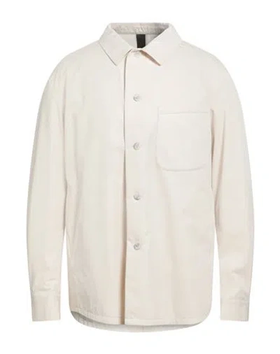 Hevo Hevò Man Jacket Cream Size 40 Cotton In Neutral