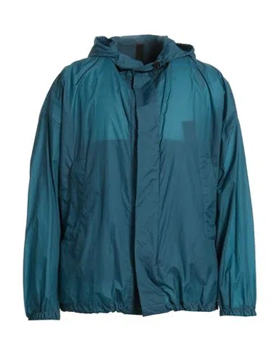 Hevo Hevò Man Jacket Deep Teal Size L Polyamide In Green