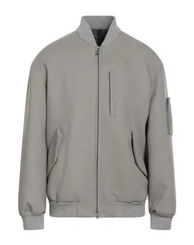 Hevo Hevò Man Jacket Grey Size 44 Polyester, Viscose, Elastic Fibres In Gray
