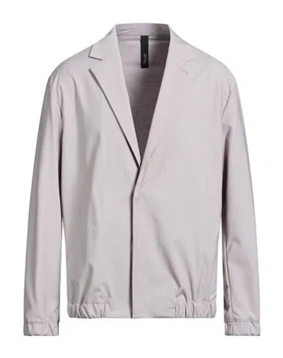 Hevo Hevò Man Jacket Light Grey Size 40 Polyester, Viscose, Elastic Fibres In Gray