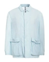 Hevo Hevò Man Jacket Sky Blue Size 38 Polyamide In Blue
