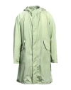 Hevo Hevò Man Overcoat & Trench Coat Light Green Size 40 Polyamide In Green