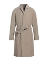 Hevo Hevò Man Overcoat & Trench Coat Sand Size 40 Polyester, Cotton In Beige