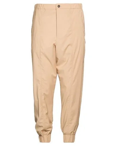 Hevo Hevò Man Pants Beige Size L Polyester, Viscose, Elastane In Neutral