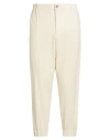 Hevo Hevò Man Pants Ivory Size Xl Cotton, Polyamide, Elastane In White