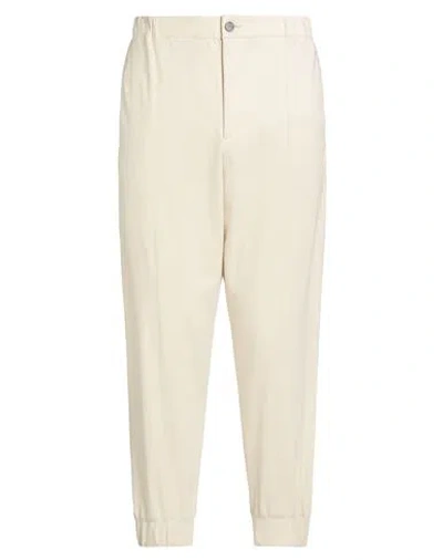 Hevo Hevò Man Pants Ivory Size Xl Cotton, Polyamide, Elastane In White