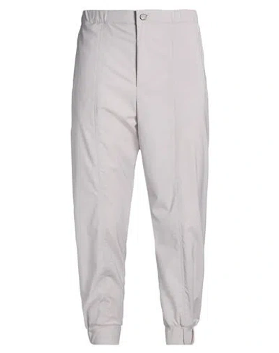 Hevo Hevò Man Pants Light Grey Size M Polyester, Viscose, Elastane In Gray