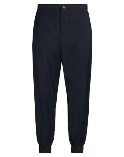 Hevo Hevò Man Pants Midnight Blue Size L Polyester, Viscose, Elastane