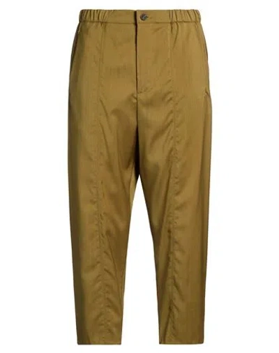 Hevo Hevò Man Pants Military Green Size S Virgin Wool