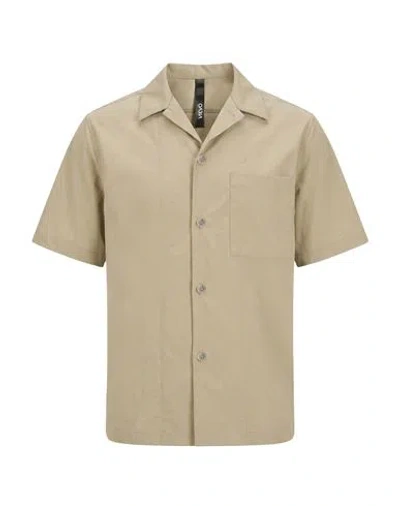 Hevo Hevò Man Shirt Sage Green Size 40 Polyamide, Polyurethane