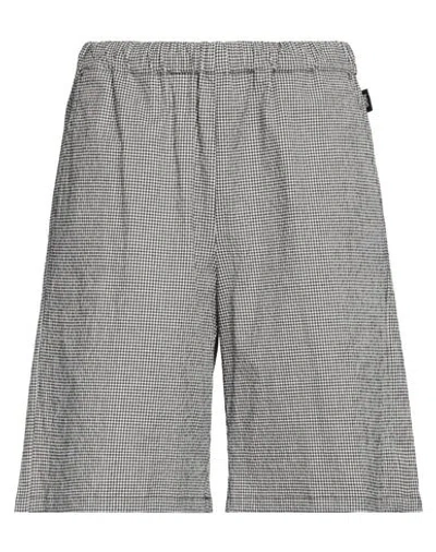 Hevo Hevò Man Shorts & Bermuda Shorts Black Size M Cotton, Elastane