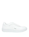 Hevo Hevò Man Sneakers White Size 9 Leather In White