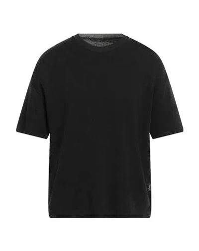 Hevo Hevò Man Sweater Black Size Xxl Virgin Wool, Acrylic
