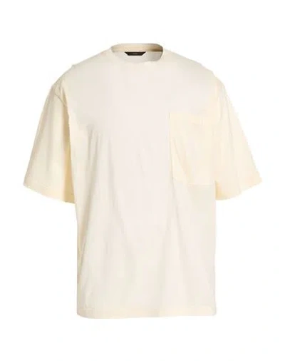 Hevo Hevò Man T-shirt Cream Size L Cotton In White