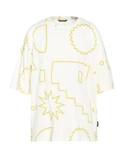 Hevo Hevò Man T-shirt Lime Green Size Xl Cotton In White